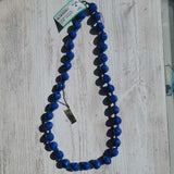 NN,BLUE, LUCITE NECKLACE