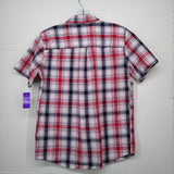 RED,NA,SHORT SLEEVE BUTTON DOWN