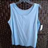 LANDS END,LT BLUE,2X,TANK