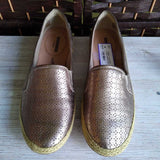 CLARKS,GOLD,10,SLIPONS