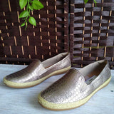 CLARKS,GOLD,10,SLIPONS