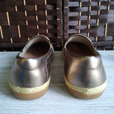 CLARKS,GOLD,10,SLIPONS