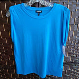 EXPRESS JEANS,BLUE,SMALL,SLEEVELESS TOP