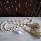 TAN, WOODEN BEADS DECOR