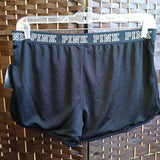 VICTORIAS SECRET,BLACK,LARGE,PINK SHORTS