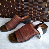 BROWN,8,NINE WEST SANDALS