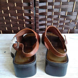 BROWN,8,NINE WEST SANDALS