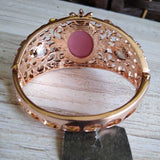 PINK+, JEWELED CAMEO BRACELET