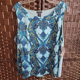 ANN TAYLOR,BLUE,X LARGE,TANK