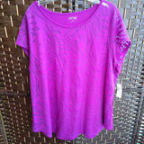 PURPLE,XX LARGE,BLOUSE