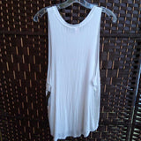 VICTORIAS SECRET,WHITE+,SMALL,ANGEL TANK