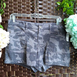 UNIONBAY,GRAY,17,CAMO SHORTS