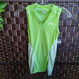 UNDER ARMOUR,GREEN,X SMALL,WORKOUT TANK