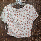 WHITE+,X LARGE,FLOWERS SHIRT