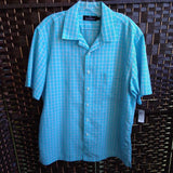 BUGATCHI,BLUE,LARGE,BUTTON DOWN