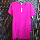 CHICOS,PINK,1,2 POCKET DRESS