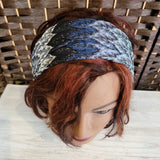 LACE HEADBAND,BLUE,NA,LACE HEADBAND