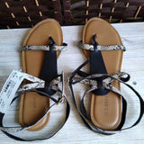 BLACK+,8,OLD NAVY SANDALS