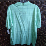 GREEN/NAVY,LARGE,POLO SHIRT