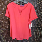 APT 9,ORANGE,XL,CHIFFON TOP