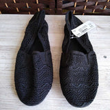 BLACK,5.5,AIR WALK LACE FLATS