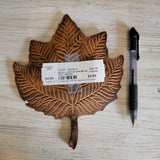 METAL LEAF DECOR,BROWN,NA,METAL LEAF