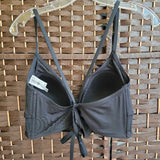 NORTH SHORE,BLACK,XL,BIKINI TOP SHEER TRIM