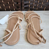 TAN,7.5,OLD NAVY SANDALS