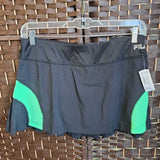 FILA,BL/GR,LARGE,SKORT