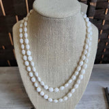 WHITE, SHELL NECKLACE