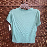 SHEIN,GREEN,XS,BE REAL TEE