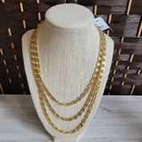 GOLD, LONG NECKLACE