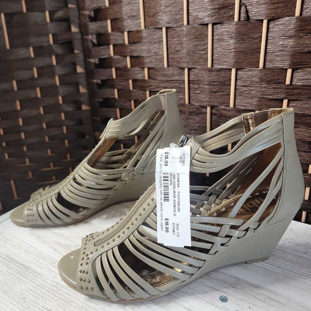 BROWN,7.5,LIBBYEDELMAN SANDALS