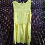 CC HUGHES,YELLOW,MED,SHORT DRESS