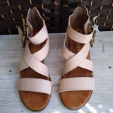 TAN,7,RAMPAGE HEEL SANDALS