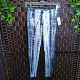 BL/WH,SMALL,ACTIVE LEGGINGS