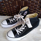 BLACK,11.5,CONVERSE ALL STAR TENNISHOES