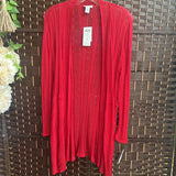 RED,2,CHICOS CARDIGAN