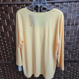 Susan Graves Top,Yellow,S,Top