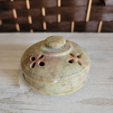 TAN,2 PC,INCENSE BURNER