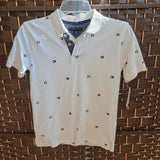 TOMMY HILFIGER,WHITE+,MEDIUM,POLO SHIRT