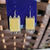 YELLOW+, SQUARE EARRINGS