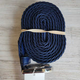 BLUE, WOVEN BELT