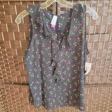 BLACK+,XL,RUFFLE WOVEN TOP