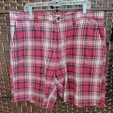 SONOMA,RED WHT BLU TAN,40,SHORTS PLAID