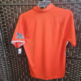 UNDER ARMOR,ORANGE,LARGE,GOLF SHIRT