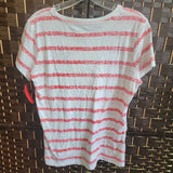 AEROPOSTALE,RED/WH,XL,STRIPED TEE