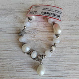 SILVER+, BEADED BRACELET