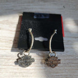 SILVER, BAR AND SHIELD HOOPS
