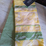 MARKET SQUARE,YLW GRN,2 PCS,LEMON HAND TOWELS